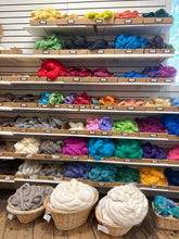A Grey Day’s Delight: Explore the Wall-O-Fiber at Halcyon Yarn