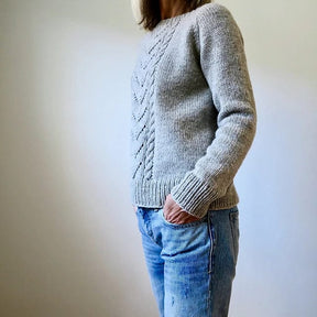 . Print Patterns Avalanche Pullover Sweater Pattern by Heidi Kirrmaier