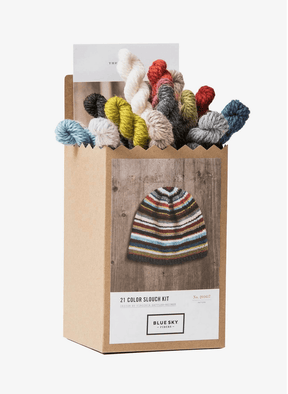 Blue Sky Fibers Knitting Kits Blue Sky Fibers 21 Colors Slouch Hat Kit