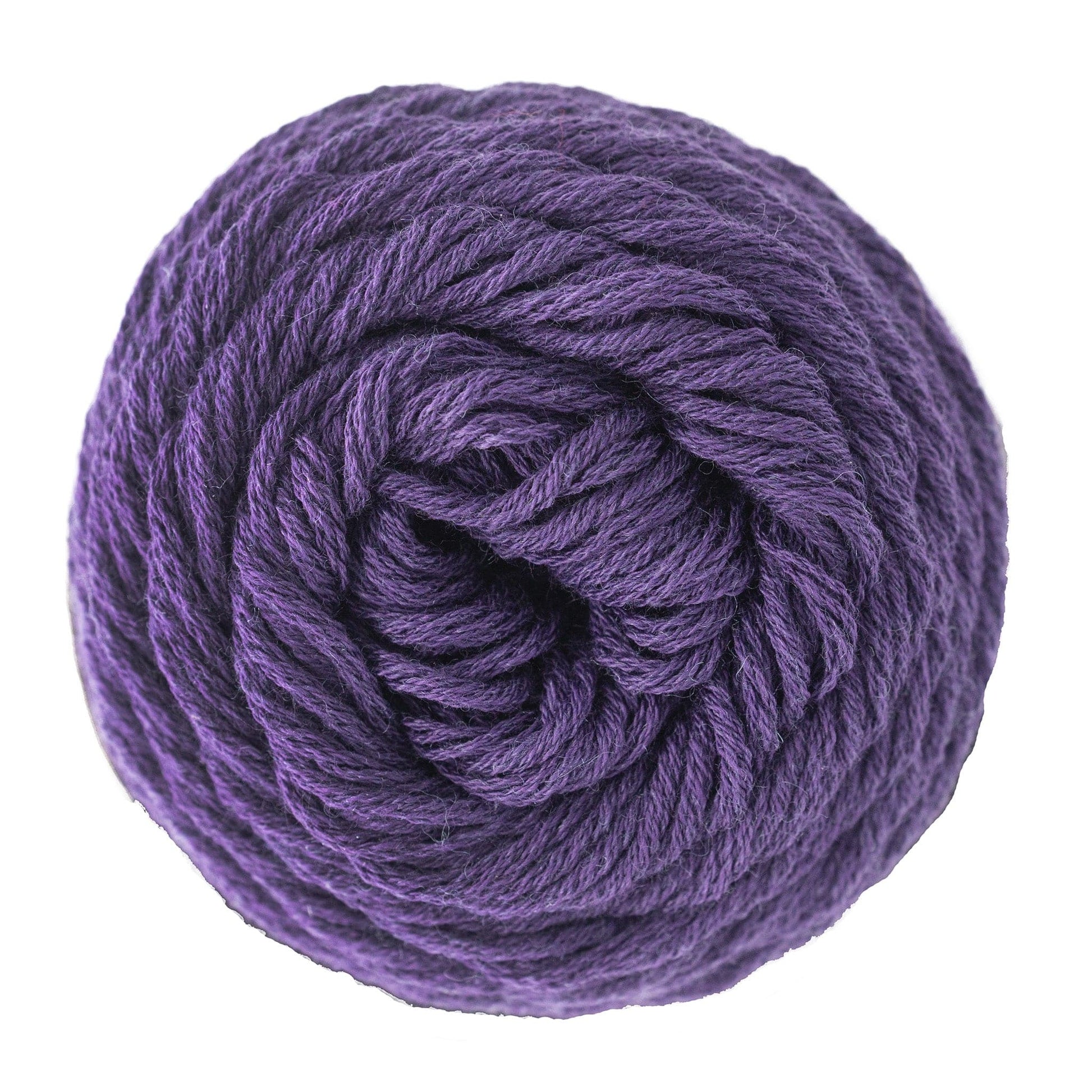Brown Sheep Yarn Purple Basil Cotton Fleece