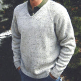 Bryson Distributing, Inc. Print Patterns Neck Down V-Neck Pullover for Men