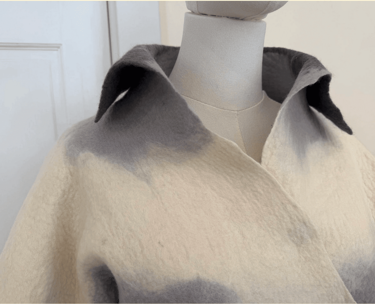 Halcyon Yarn Class Saturday • March 28th • 2026 (1:00 - 4:00) The Art of Wet Felting with a Resist, class with Susie Cooke 3/28/26