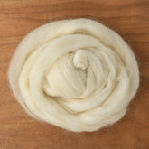 Halcyon Yarn Undyed Wool Fiber Natural Wensleydale Longwool Top Fiber (sold by the ounce)