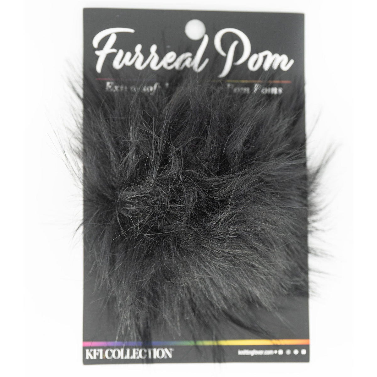 Knitting Fever / Euro Yarns Pom-poms Panther Furreal Pom by KFI