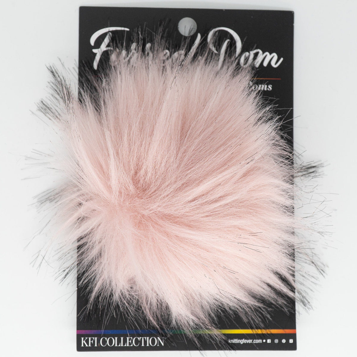 Knitting Fever / Euro Yarns Pom-poms Rose Galah Furreal Pom by KFI