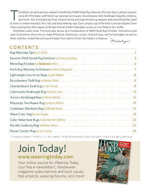 Long Thread Media Books Best of Handwoven Technique Series: Top Ten Rugs on Four Shafts eBook (Printed version)
