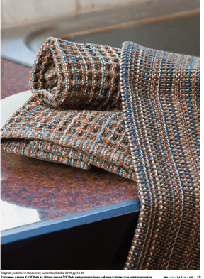 Long Thread Media Books Best of Handwoven Technique Series: Waffle Weave eBook (Printed version)