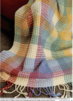 Long Thread Media Books Best of Handwoven Technique Series: Waffle Weave eBook (Printed version)