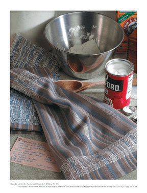 Long Thread Media Books Best of Handwoven, Top Ten Dish Towels on Four Shafts eBook (Printed version)