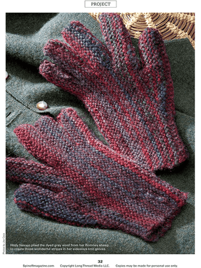 Long Thread Media Books Delightful Mittens to Spin Year-Round: 8 Knitted Patterns from Spin Off eBook (Printed version)
