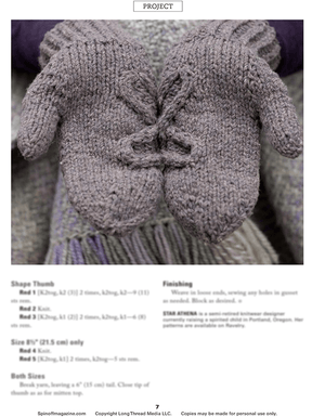 Long Thread Media Books Delightful Mittens to Spin Year-Round: 8 Knitted Patterns from Spin Off eBook (Printed version)