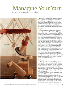 Long Thread Media Books Drop Spindle Spinning, Spinning Daily eBook (Printed version)