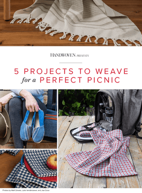 Long Thread Media Books Handwoven Presents: 5 Projects to Weave for a Perfect Picnic – eBook Printed Copy