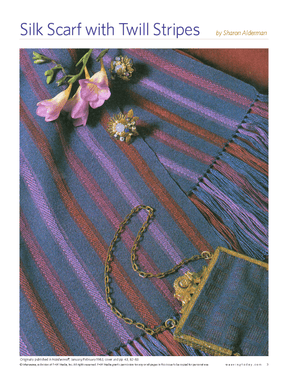 Long Thread Media Books Handwoven's Master Weaver Collection: Favorite Projects and Lessons from Sharon Alderman eBook Printed Copy