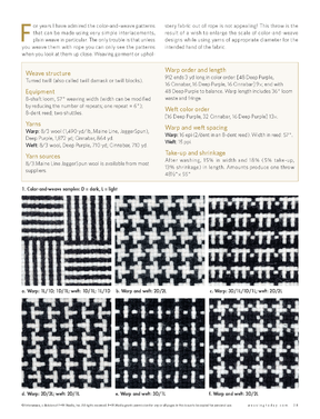 Long Thread Media Books Handwoven's Master Weaver Collection: Favorite Projects and Lessons from Sharon Alderman eBook Printed Copy