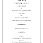 Long Thread Media Books Ladies' Needlework, Crochet Tales and Poetry: A Melange of Instructions and Amusement – eBook printed copy