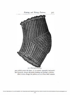 Long Thread Media Books PieceWork Presents: Vintage Knitting with Mrs. Beeton – eBook printed copy