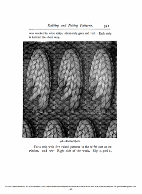 Long Thread Media Books PieceWork Presents: Vintage Knitting with Mrs. Beeton – eBook printed copy