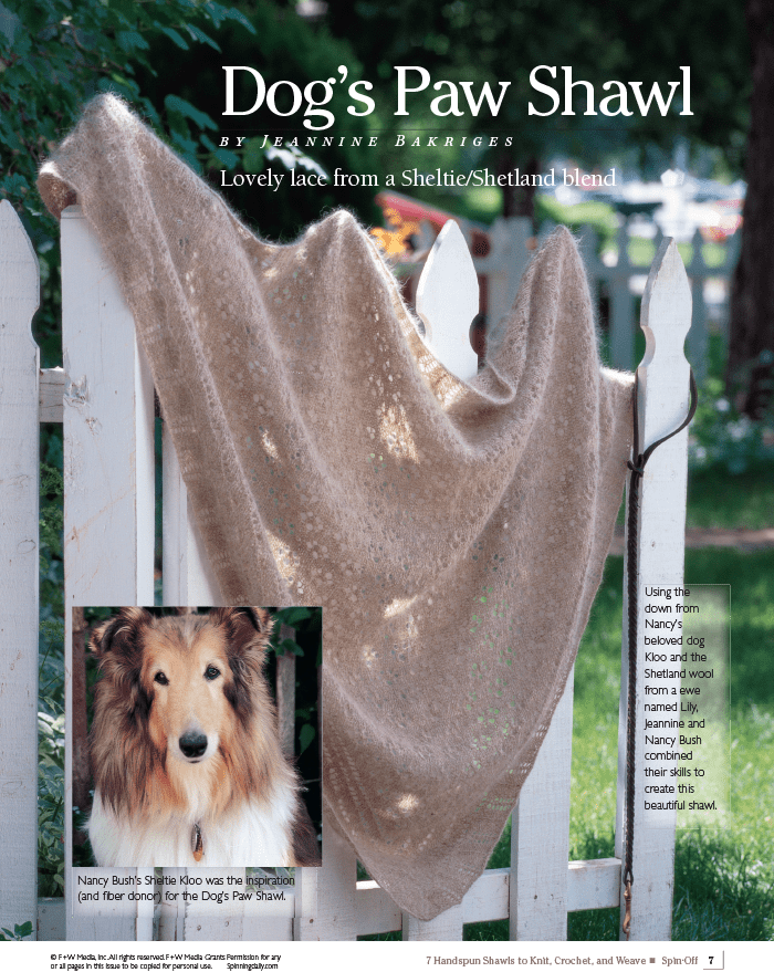 Long Thread Media Books Spin-Off Presents: 7 Handspun Shawls to Knit, Crochet, and Weave - eBook Printed Copy