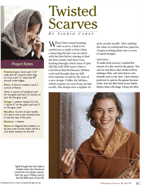 Long Thread Media Books Spin-Off Presents: 8 Handspun Scarves to Felt, Knit, and Weave: eBook Printed Copy