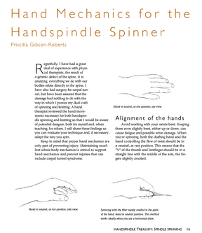 Long Thread Media Books Spin-Off Presents: A Handspindle Treasury: Spindle Spinning: eBook Printed Copy