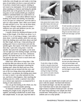 Long Thread Media Books Spin-Off Presents: A Handspindle Treasury: Spindle Spinning: eBook Printed Copy