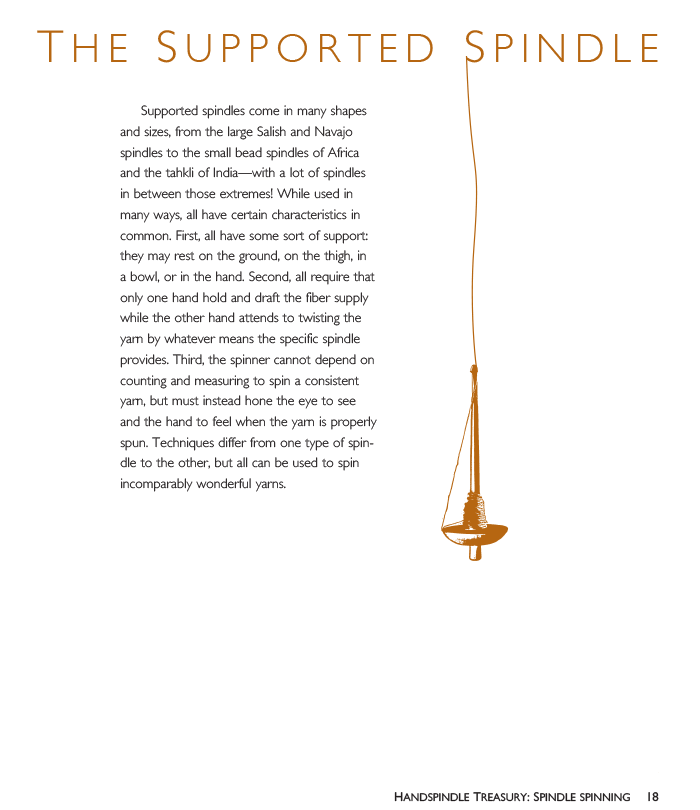 Long Thread Media Books Spin-Off Presents: A Handspindle Treasury: Spindle Spinning: eBook Printed Copy