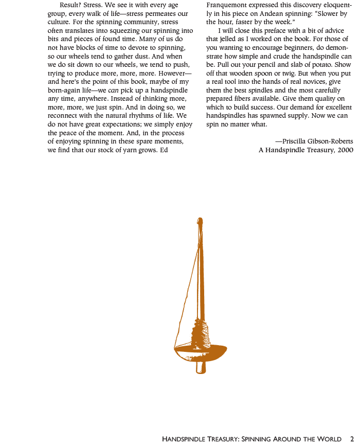 Long Thread Media Books Spin-Off Presents: A Handspindle Treasury: Spinning Around the World: eBook Printed Copy