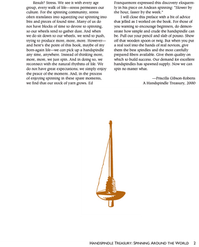 Long Thread Media Books Spin-Off Presents: A Handspindle Treasury: Spinning Around the World: eBook Printed Copy