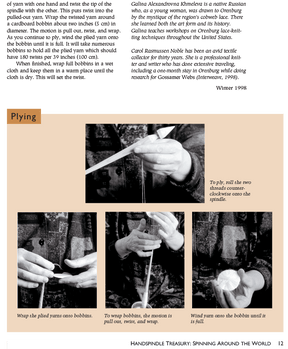 Long Thread Media Books Spin-Off Presents: A Handspindle Treasury: Spinning Around the World: eBook Printed Copy