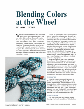 Long Thread Media Books Spin-Off Presents: A Spinner's Guide to Dyeing and Blending: eBook Printed Copy