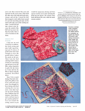 Long Thread Media Books Spin-Off Presents: A Spinner's Guide to Dyeing and Blending: eBook Printed Copy