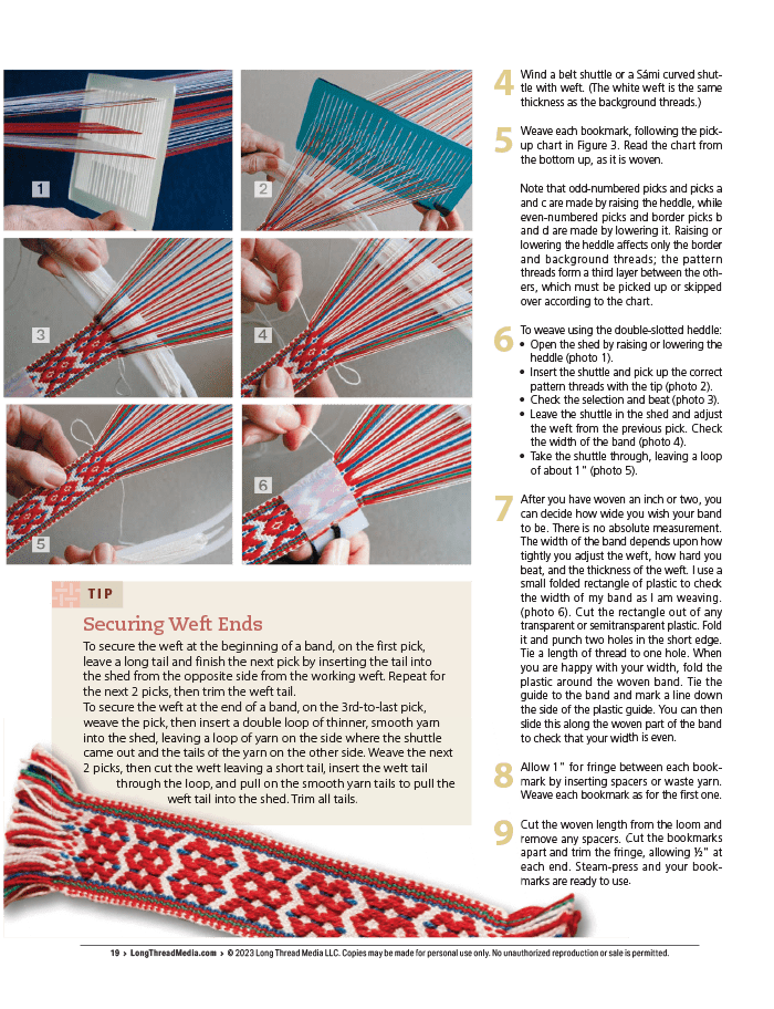 Long Thread Media Books Spin Off Presents: Bandweaving Using Rigid Heddles and Inkle Looms - eBook Printed Copy
