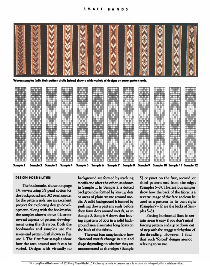 Long Thread Media Books Spin Off Presents: Bandweaving Using Rigid Heddles and Inkle Looms - eBook Printed Copy