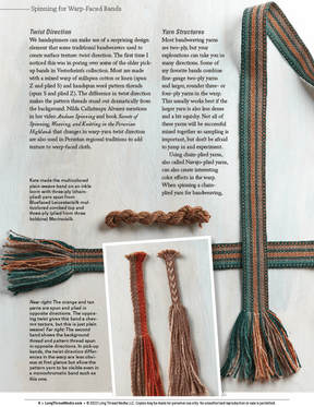 Long Thread Media Books Spin Off Presents: Bandweaving Using Rigid Heddles and Inkle Looms - eBook Printed Copy