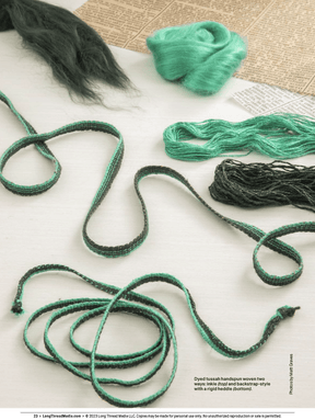 Long Thread Media Books Spin Off Presents: Bandweaving Using Rigid Heddles and Inkle Looms - eBook Printed Copy