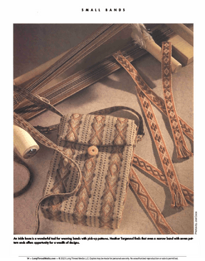 Long Thread Media Books Spin Off Presents: Bandweaving Using Rigid Heddles and Inkle Looms - eBook Printed Copy