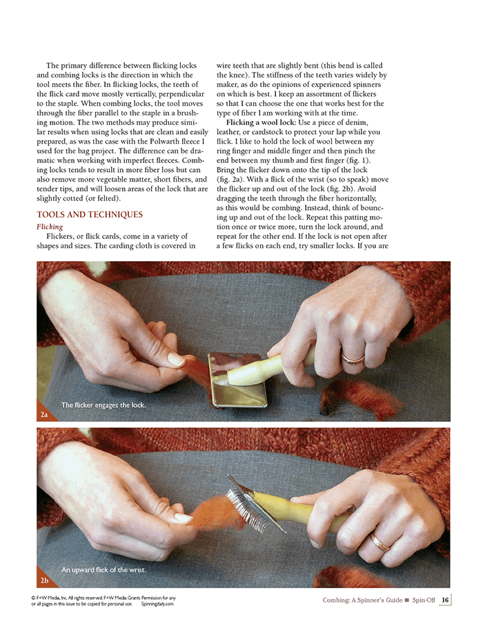 Long Thread Media Books Spin-Off Presents: Combing: a Spinner's Guide- eBook Printed Copy