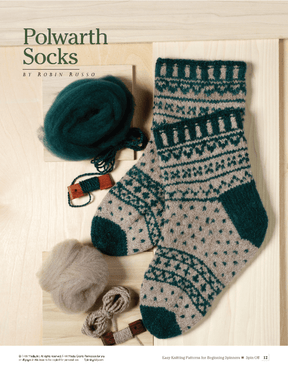 Long Thread Media Books Spin-Off Presents: Easy Knitting Patterns for Beginner Spinners: eBook Printed