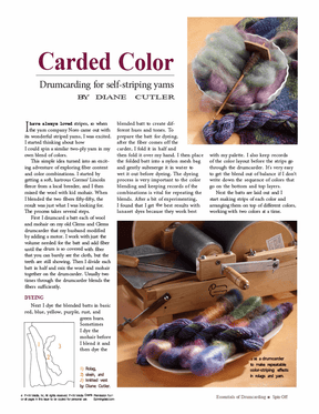 Long Thread Media Books Spin-Off Presents: Essentials of Drum carding: eBook Printed Copy