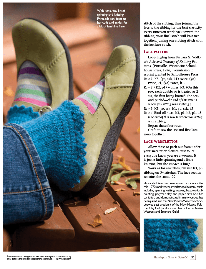 Long Thread Media Books Spin-Off Presents: Handspun Gifts: eBook Printed Copy