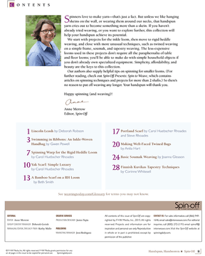 Long Thread Media Books Spin Off Presents: Handspun, Handwoven - eBook Printed Copy