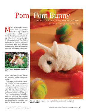 Long Thread Media Books Spin-Off Presents: Handwoven, Fiber Friends to Knit and Crochet (Printed Version)