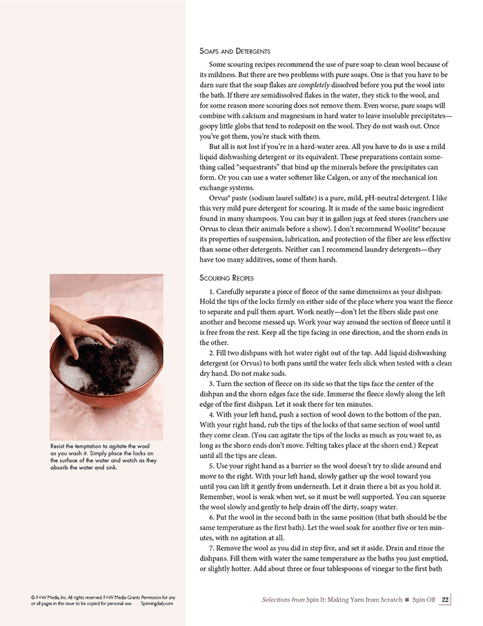 Long Thread Media Books Spin-Off Presents: How to Spin It, Making Yarn from Scratch: eBook Printed Copy