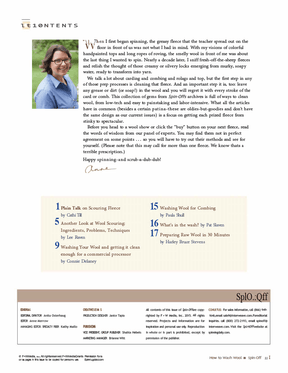 Long Thread Media Books Spin-Off Presents: How to Wash Wool: eBook Printed Copy