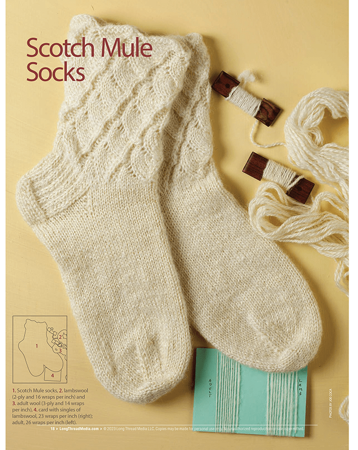 Long Thread Media Books Spin Off Presents: Lovely Lace: 6 Projects to Spin and Knit - eBook Printed Copy