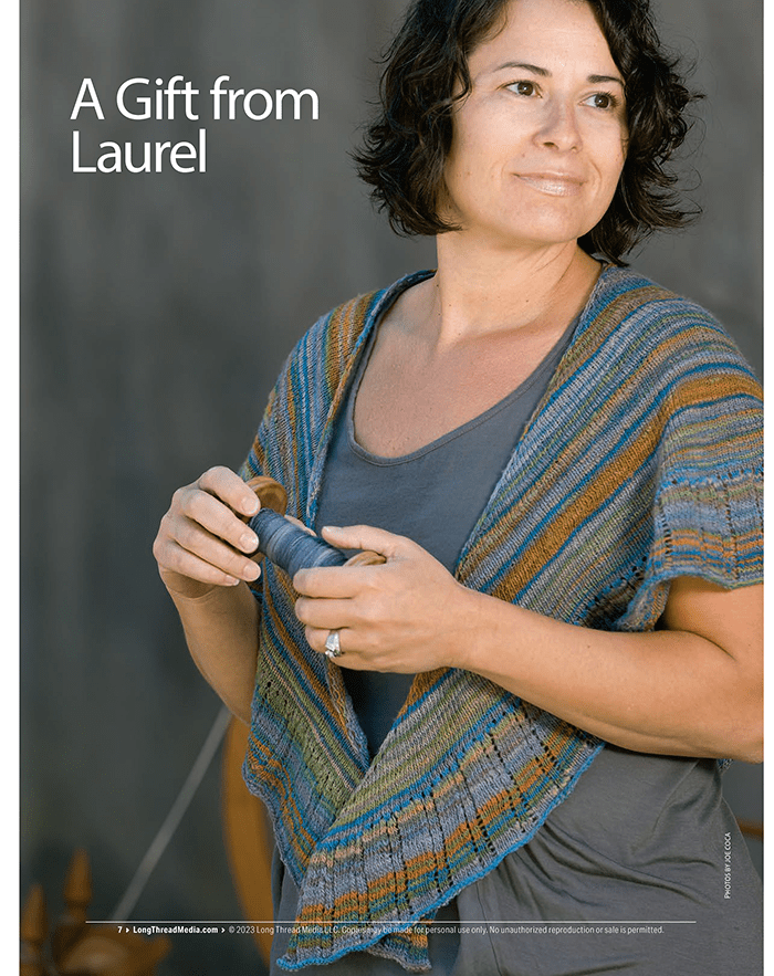 Long Thread Media Books Spin Off Presents: Lovely Lace: 6 Projects to Spin and Knit - eBook Printed Copy