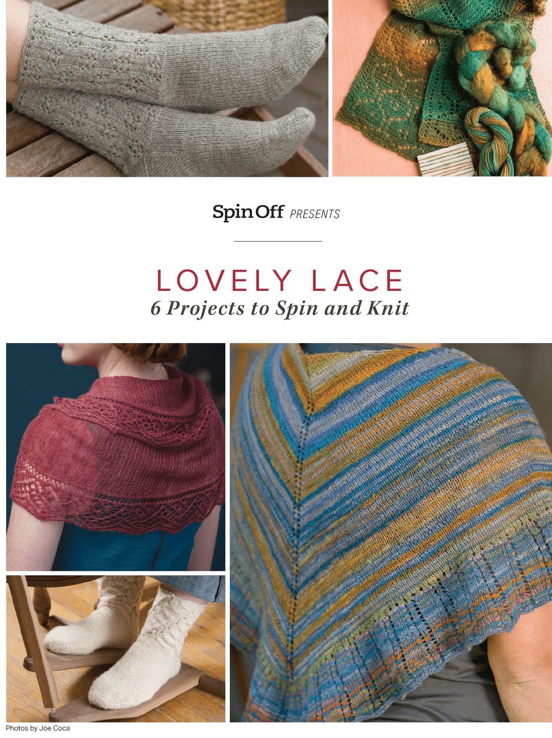 Long Thread Media Books Spin Off Presents: Lovely Lace: 6 Projects to Spin and Knit - eBook Printed Copy