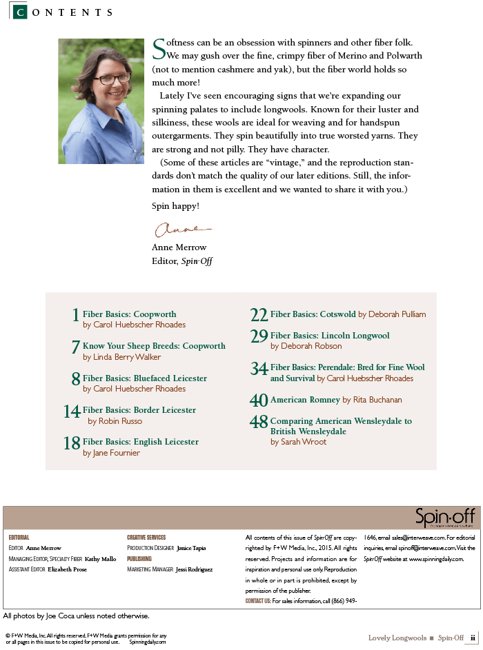 Long Thread Media Books Spin Off Presents: Lovely Longwools - eBook Printed Copy