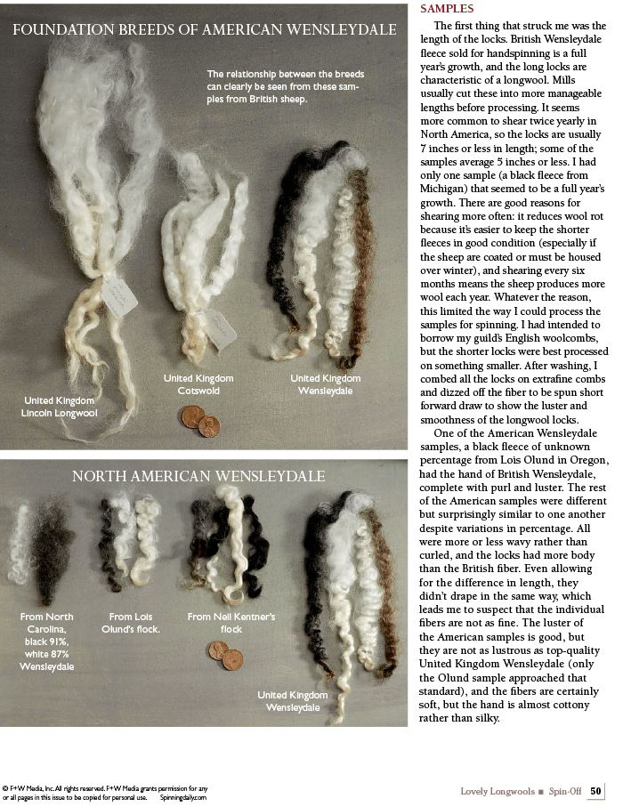 Long Thread Media Books Spin Off Presents: Lovely Longwools - eBook Printed Copy
